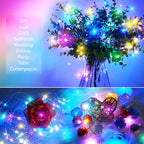 Christmas Fairy Lights Battery Operated-15 Packs 20 LED 6.6FT Silver Wire String Lights Firefly Starry Lights for DIY Custom Table Centerpiece Wedding Party Decoration (Multicolor2)