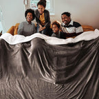 Bedsure GentleSoft Sherpa Fleece Oversized Cal King Blankets for Bed - Thick and Warm Throw for Women and Men, Soft Fuzzy Plush Large Blanket for Winter, Brown, 112x98 Inches