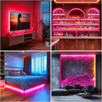 LED Strip Lights RGB COB 6.56 FT 1152 LEDs 5V USB Color Changing Short Strip Light, Smart APP Control Music Sync, Multi Color TV Backlight with Remote for DIY Home Decor (6.56FT/2M)