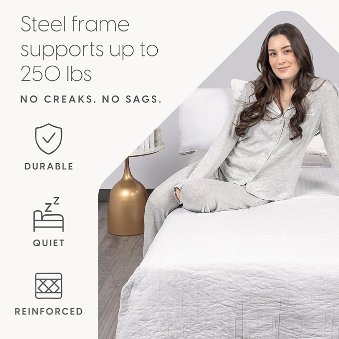 Milliard Diplomat Folding Bed with Mattress for Adults & Kids, Cot Size, Portable Foldable Bed with Luxurious Memory Foam Mattress & Super Strong Frame, 75” x 31", Fold Up, Roll Away, & Hideaway