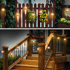Rattan Christmas String Lights, 10 Mini Natural Globe Rattan Balls, Wicker Lights for Patio, Wedding, Garden, Party, Home Decor, Indoor Outdoor Use, 7.92Ft (Brown Cord)