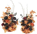 Ling's moment 41" Tall Fall Free Standing Artificial Flowers Arrangements 2 pcs Wedding Arch Altar Stage Decorations Classic Halloween Wedding for Ceremony Reception Church Backdrop Outdoor Party