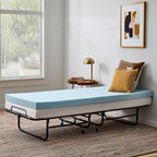 Linenspa Memory Foam Mattress Topper - 3 Inch Gel Infused Memory Foam - Plush Feel - Cooling and Pressure Relieving - CertiPUR Certified - Dorm Room Essentials - Small Twin Size