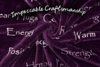 Chanasya Premium Sympathy Warm Hugs Gift Throw Blanket - for Positive Energy Love Support Comfort - Breast Cancer Chemo Get Well Purple Gift Blanket - Women Mom Grandma (60x70 Inch) Aubergine