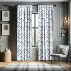 Ambesonne Animal Window Curtains, Little Fishes Watercolors Ocean Underwater Life Marine Theme Art, Lightweight Decor 2-Panel Set with Rod Pocket, Pair of - 28" x 95", Blue