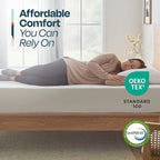 Linenspa 10 Inch Gel Infused Memory Foam Mattress – Twin XL Size – Medium Plush - Cooling Gel - Mattress in a Box - Primary or Guest Bedroom - Pressure Relieving and Breathable – CertiPUR-US Certified