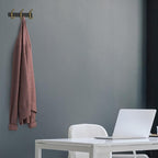 Small Coat Rack Wall Mount – Black and Gold Hook Rail with 3 Double Coat Hooks, 9 Inch Stainless Steel Wall Hooks for Entryway, Bathroom, Bedroom, Closet, Towel, Hat, Bag, Heavy Duty Organizer