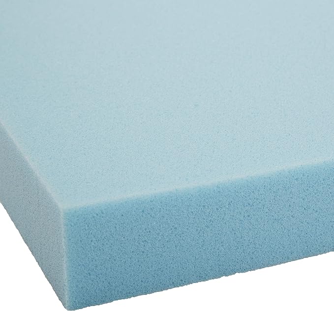 Amazon Basics Full Mattress Topper, Cooling Gel-Infused, CertiPUR-US Certified, 2 Inches, Blue