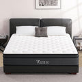 Queen Mattress, 14 Inch Memory Foam Hybrid Mattress for Pressure Relief, Motion Isolation