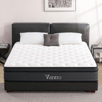 Full Size Mattress,10 Inch Memory Foam Hybrid Mattress in a Box,Individual Pocket Spring Breathable Comfortable for Sleep Supportive and Pressure Relief, CertiPUR-US