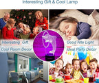 3D Dolphin Decor Lamp with Remote, 7 Color Changing Night Light Toys, Ocean Porpoise Birthday Gift for Kids, Girls, Boys