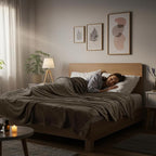 Utopia Bedding Fleece Blanket Queen Size Brown 300GSM Luxury Fuzzy Soft Anti-Static Microfiber Bed Blanket (90x90 Inch)