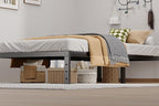 Metal Bed Frame Twin XL Size - 12 Inch Heavy-Duty Twin XL Platform Bed Frame No Box Spring Needed, Easy Assembly, Noise-Free, Sturdy Mattress Foundation, Underbed Storage Space