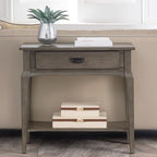 Leick Home Stratus Condo/Apartment Stand Hall Table, Smoke Gray