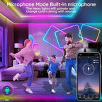 FBZ 100Ft Led Rope Lights, Flexible Neon Lights Control with App/Remote, Multiple Modes, IP65 Outdoor RGB Waterproof, Music Sync Gaming Light Strip for Bedroom Decor