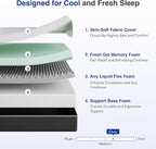 12 Inch Green Tea Memory Foam Mattress, Queen Memory Foam Mattress in a Box, Gel Infused Foam for Pressure Relief and Cool Sleep, CertiPUR-US Certified, Medium Firm