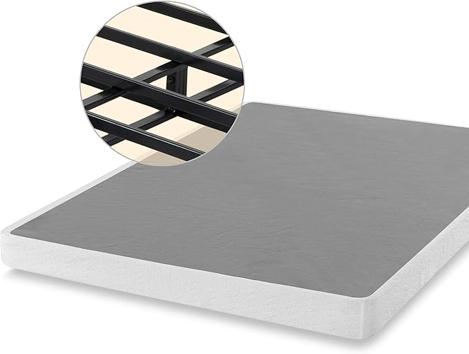 ZINUS 5 Inch Metal Smart Box Spring, Mattress Foundation, Strong Metal Frame, Easy Assembly, Queen
