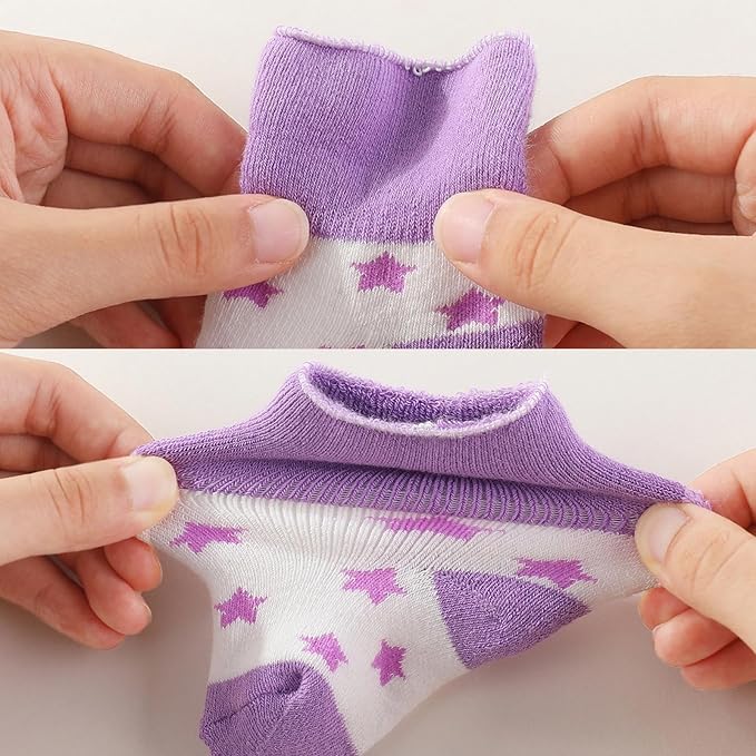Unisex Baby Terry Socks 5-Pack for Baby boy and girl 0-12 Months Warm Cotton Socks