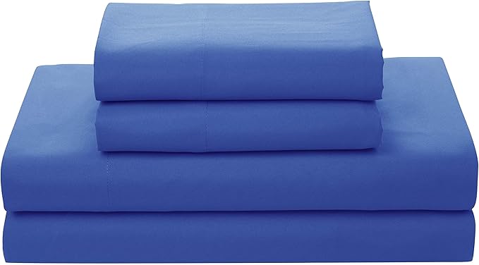 Sweet Home Collection 7 Piece Comforter Set Bag Solid Color All Season Soft Down Alternative Blanket & Luxurious Microfiber Bed Sheets, Siena, Queen