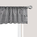 Ambesonne Aztec Window Valance, Pattern of Symmetric Tribal Inspired Streaks and Motifs in Greyscale Tones, Curtain Valance for Kitchen Bedroom Decor with Rod Pocket, 42" x 18", Pale Grey and Dimgray