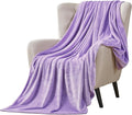 Walensee Fleece Blanket Plush Throw Fuzzy Lightweight (King Size 108x90 Lavender) Super Soft Microfiber Flannel Blankets for Couch, Bed, Sofa Ultra Luxurious Warm and Cozy for All Seasons