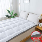 Mattress Topper Full & Mattress Pad Protector - Quality Plush Luxury Down Alternative Pillow Top - 2inch Extra Thick Mattress Cover(54"x75")