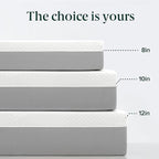 ZINUS 10 Inch Green Tea Essential Memory Foam Mattress [New Version], Full, Fiberglass Free, Medium Feel, Breathable Airflow Memory Foam, Certified Safe Foams & Fabric, Mattress in A Box