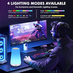 Auxmir Night Light, Dimmable Touch Lamp for Bedroom, Portable Rechargeable Bedside Table Lamp for Baby Nursery, 13 RGB Colors & 5 Brightness, Night Lights for Bedroom Living Room Bathroom Hallways