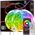 HEDYNSHINE 150ft LED Strip Lights,RGB Color Changing by 40key Remote and Phone, LED Strip Lights Music Sync,Smart LED Strip Lights for Bedroom 150feet