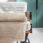 Exclusivo Mezcla Plush Fuzzy Fleece Throw Blanket Extra Large, Super Soft, Fluffy and Warm Blankets for Couch, Bed, Suitable for All Seasons (50x70 Inches, Camel)