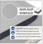 Foamma 7" x 30" x 75" Gel Memory Foam Mattress for RV with Water Resistant Organic Cotton Cover, Firm High Density Foam Base, USA Made, CertiPUR-US Certified
