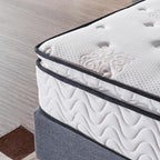 Full Mattress 11.4 Inch Memory Foam Innerspring Independently Encased Coil Hybrid Mattress, Pillow Top Bed in a Bag