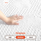 PrimaSleep Twin XL Mattress, 6 Inch Gel Memory Foam Mattress, Gel Infused for Comfort and Pressure Relief, CertiPUR-US Certified, Bed-in-a-Box, Medium Firm, Twin XL Size