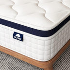 Full Mattress 10 Inch - Hybrid Mattress Bed in a Box, Medium Firm Support, Pressure & Pain Relief for All Sleepers, CertiPUR-US Certified, Fiberglass-free, Reinforced Edge Support, Motion Isolation