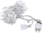 612 Vermont 100 Clear Christmas Lights on White Wire, UL Approved for Indoor/Outdoor Use, 18 Foot of Lighted Length, 20 Foot of Total Length