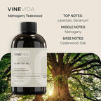 VINEVIDA Mahogany Teakwood Fragrance Oil for Cold Air Diffusers - Essential Oils for Diffuser Oil Refill & Air Freshener Room Spray (32 Fl Oz)