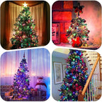 Christmas Lights - Battery Operated String Lights 50 LED String Lights Mini Lights with Auto-Timer and 8 Lighting Modes for Christmas Wreath Party Wedding Garden Home Decoration, Multicolor