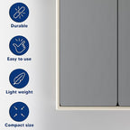 Zayton, 1.5” Split Wood Bunkie Board Twin Size, Bunkieboard for Bed Support - Fully Assembled, Low Profile Support, Slats Design for Ventilation, Box Spring Alternative