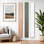 HEADWATERS STUDIO Wood Growth Chart for Wall - Growth Chart Wood Growth Chart for Kids Wooden Ruler Growth Chart Child Height Wall Chart Grow Chart for Wall Kids Wall Ruler Height Chart-Modern Natural