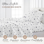 Linen Market 4 Piece California King Bedding Sheet Set (Navy Blue) - Sleep Better Than Ever with These Ultra-Soft Cooling Bed Sheets for Your California King Size Bed - Deep Pocket Fits 16" Mattress