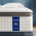 Twin Size Mattress,10 Inch Twin Mattress in a Box,Superior Hybrid with Gel Memory Foam or Back & Lumbar Support,100 Night Trial,Soft,Pressure Relief,Zoned Support Spring, Medium Firm
