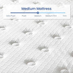 Twin Mattress 14 Inch, Hybrid Twin Size Mattress in a Box, Medium Feel, 3 Layer Premium Foam with Pocket Springs for Motion Isolation and Pressure Relieving, 75"x39"x14", 100-Night Trial