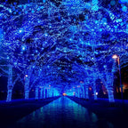 Christmas String Lights, 33FT 100 LEDs Blue Halloween String Lights 8 Modes Fairy Lights with End-to-End Plug Decoration for Christmas Tree Indoor Outdoor
