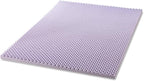 Best Price Mattress 2 Inch Egg Crate Memory Foam Mattress Topper with Soothing Lavender Infusion, CertiPUR-US Certified, Dorm Essentials, Queen