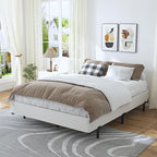 Queen Box Spring - 7 Inch High Profile Box Spring for Queen Bed, Sturdy Metal Frame Mattress Foundation, Easy Assembly, Quiet & Noise-Free
