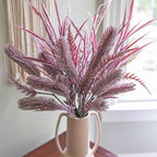 7 PCS Artificial Fall Stem Fake Plants, 26 in Fake Leaves Autumn Greenery Branches Fall Flowers Faux Foliage DIY Stems for Vase Thanksgiving Home Kitchen Office Indoor Centerpiece Table Decoration