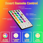 Ollny Rope Lights Outdoor Color Changing, 99FT 300 LED Waterproof Plug in Outdoor String Lights with Remote, 18 Colors Twinkle Rope Lights for Outside Indoor Party Christmas Holiday Decorations