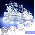 Cool White Fairy Lights Battery Operated String Lights 6 Pack Mini Lights, 20 LED 7ft Twinkle Firefly Starry Lights for DIY Craft Mason Jar Bedroom Wedding Party Table Christmas Decoration