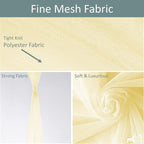 Just Relax Decorative Elegant Bed Net Canopy Set Including Full Hanging Kit, Ideal for Indoors or Outdoors, Intended for Covering Beds, Cribs, Hammocks (Yellow, Queen/King)