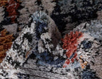 Rugs.com Morocco Collection Rug – 6 Ft Runner Navy Blue High-Pile Rug Perfect for Hallways, Entryways